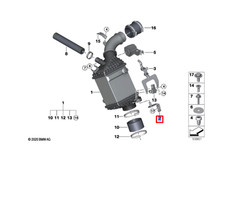 BMW M5 F90 Refroidisseur d'air