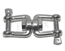 Double Emerillon Façon Manille Libre 13mm inox A4