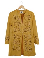 Mainpol Veste Légère Femme Jaune Ajourée Casual (EU 36)