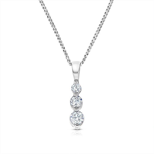 Pendentif trilogie blanc - pendentif,