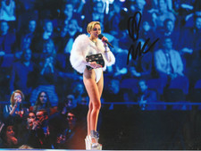 Miley Cyrus Signed Photo