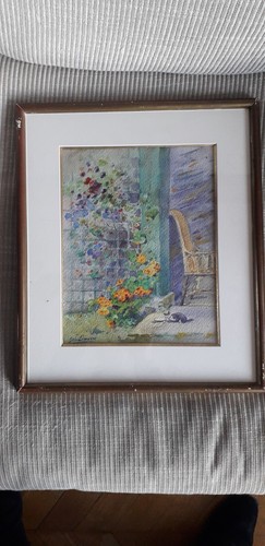 Tableau ancien aquarelle - ancien, l'aquarelle