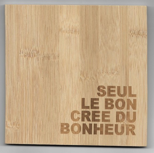 Dessous plat carré - carré, en
