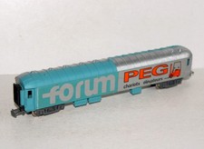 RARE! JOUEF HO 5631 VOITURE FORUM PEG CHARIOT ELEVATEUR WAGON PUBLICITAIRE, SNCF