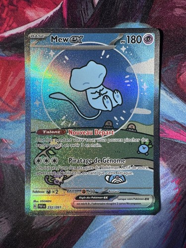 Carte pokémon mew 232 - carte, ex