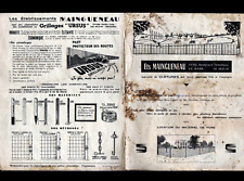 LE MANS (72) CLOTURES & MATERIEL pour ELEVAGE "MAINGUENEAU" Tract 8 pages en1958