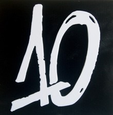 black dix ten 10 tableau expressionnisme abstrait pop art painting  french CLALY