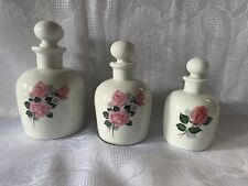 3 Petits Flacons Porcelaine