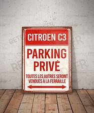 Plaque métal vintage Citroën