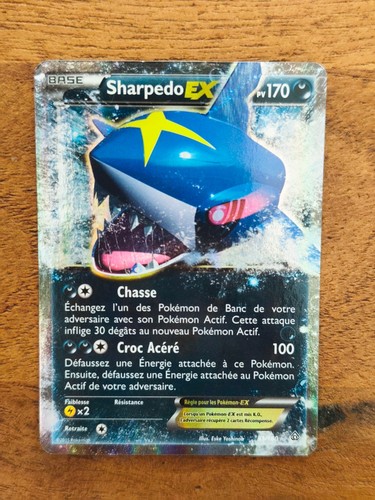 Carte pokémon sharpedo - pokémon, ex