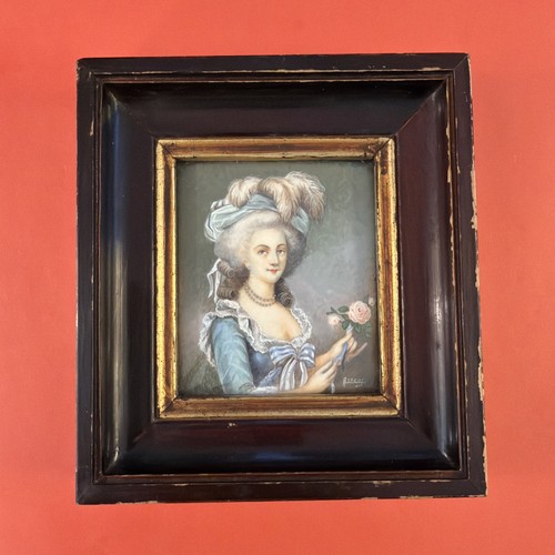Peinture miniature portrait