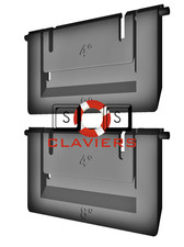 Pieds de remplacement pour clavier Logitech G Pro X TKL Rapid Analog