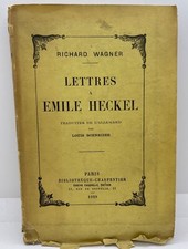 ✒ EO Richard WAGNER Lettres à Emile Heckel 1929 Hollande avec double envoi