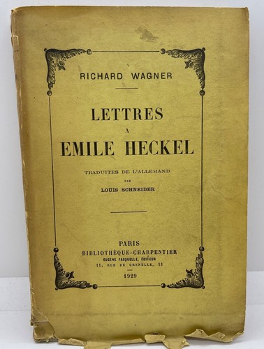 Richard wagner lettres - wagner,