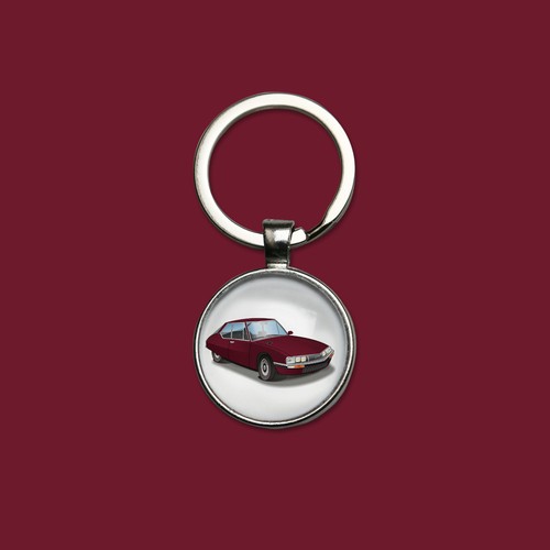 Porte clés citroën rouge - citroën, sm