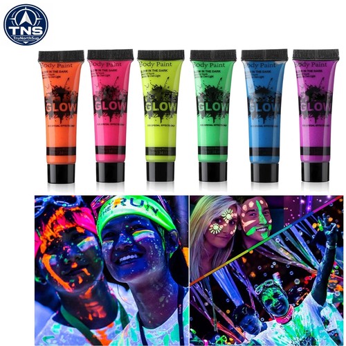 Glow dark face body - dark,