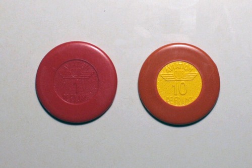 Jetons vintage acf - x2,