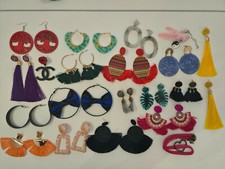 Lot Bijoux ancien et fantaisie Coloré hippie Bohème  Rare Vintage /R23