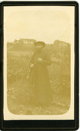 Photo cdv 1880 religieux - photo,