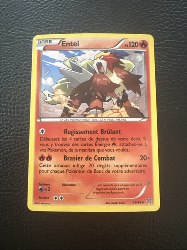 Carte pokémon entei holo - carte,