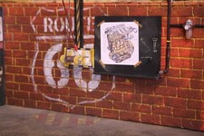 Tableau noir élément diorama