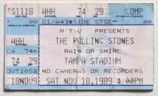 Billet concert ticket stub THE