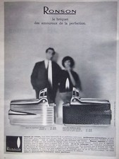 PUBLICITÉ RONSON POUR LES
