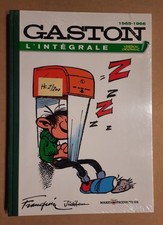 GASTON LAGAFFE INTEGRALE VERSION ORIGINALE VO 1965-66 EO HC 200 ex NEUF BLISTER