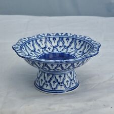 Vase porcelain blue white Italia pot Porcelaine Bleu blanc