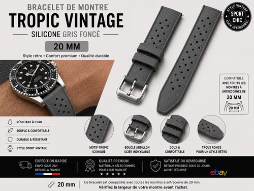 Bracelet montre silicone - bracelet, de