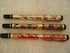 Stylo Plume laque  blanc, noir