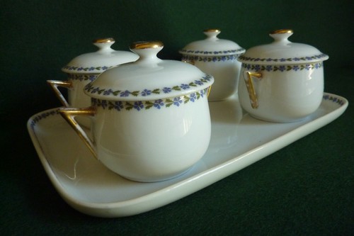 Service pots crème - pots, à