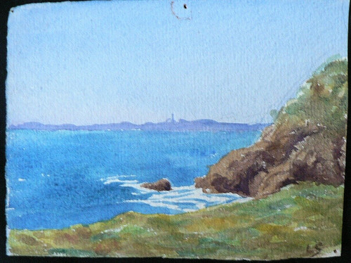Dessin ancien aquarelle - dessin,