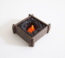 PLAYMOBIL (O1214) ARCHE de NOE - Feux de Camp dans Foyer en Pierre 3255 Forgeron