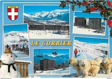 Animaux - Chiens - Samoyède - Le Corbier - Multivues - Bonhomme de neige - CPM -