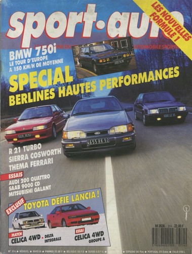 Sport auto 314 1988 - sport,