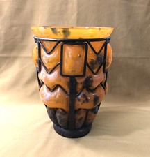 ancien vase ART DECO verre
