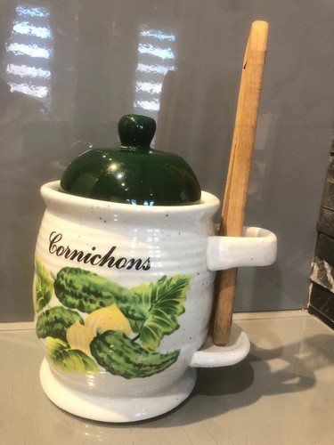 Pot cornichons vintage - pot,