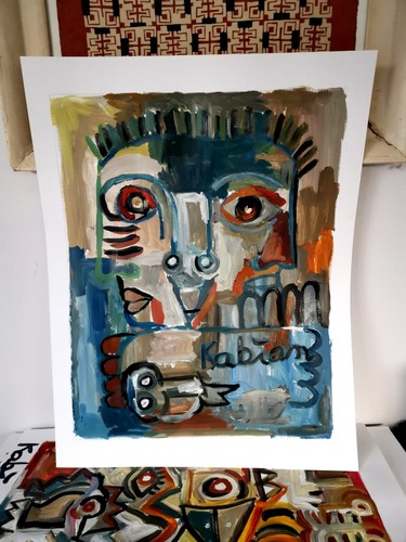 Peinture originale sur papier - originale,