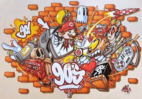 Opoil street art graffiti - street, art-graffiti