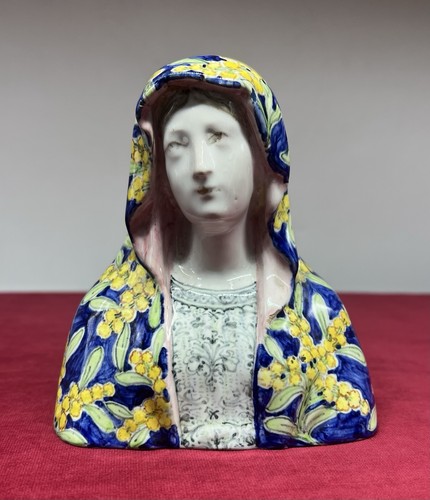 Minghetti virgin maiolica - virgin,