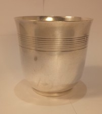 TIMBALE METAL ARGENTÉ ORFEVRE