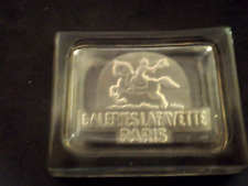 cendrier en verre galeries LAFAYETTE PARIS