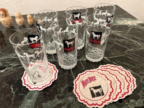Verres whisky white - white, horse