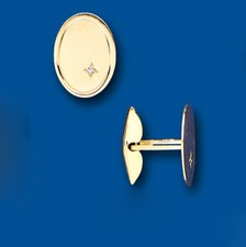 Boutons de manchette en or