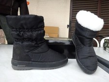 BOOTS NOIRE  NEIGE FROID FOURRURE BLANCHE NEUVE P 40