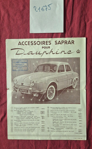 21675 accessoires saprar - /,