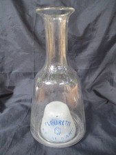 Ancienne Carafe Publicitaire de Bistrot.Bouteille verre,Boisson,Absinthe,Liqueur