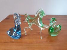 Trois figurines animaux en