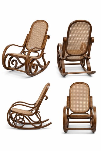 Rare vintage bentwood rocking